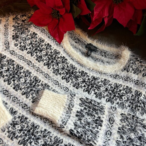 Jessica Simpson Nordic Pattern “Furry” Sweater (NEW) - Picture 10 of 10